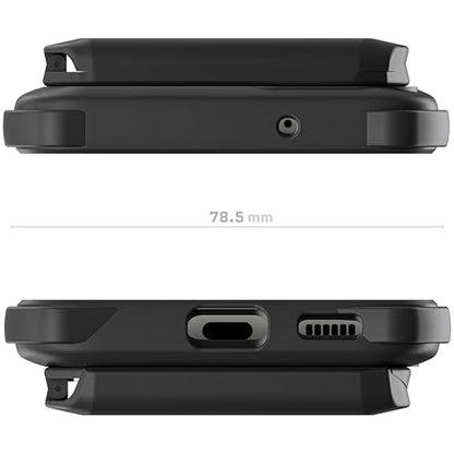 EXEC Samsung Galaxy S23 Wallet Case with Detachable Magnetic Credit Card Holder Supports Wireless Charging Shockproof Protective Phone Cover Designed for 2023 (Galaxy S23 / Black)