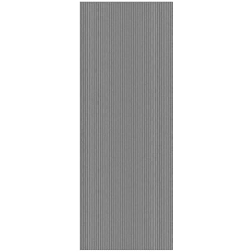 3x18 Hallway Runner Rug (Grey / 2'7" x 18' (Runner))