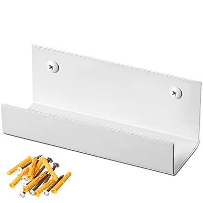 4 Pcs Wall Mount Ladder Wall Wheelbarrow Hanger (White)