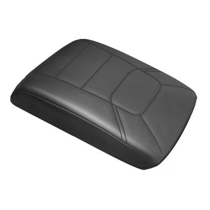 Armrest Cover for Mazda CX (24) 17-26 |CX-5| Black/Black Stitching, Regular)
