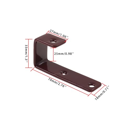 Bunk Bed Ladder Hooks Brackets (Coffee)
