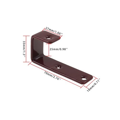 Bunk Bed Ladder Hooks Brackets (Coffee)