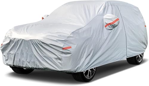 6 Layers Waterproof SUV Car Cover for BMW X5 2007 (LM-Silver / 7. Custom Fit BMW X5)