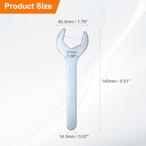 10pcs Small Wrench 27x140x2.6mm Metric U (27x140x2.6mm)