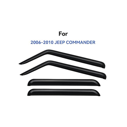 Window Visors Rain Guards for 2006 (2006-2010 Jeep Commander)