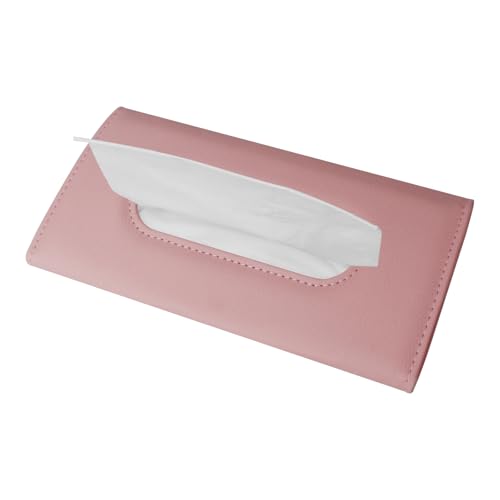 Pink Sun Visor Car Tissue Holder (Pink)