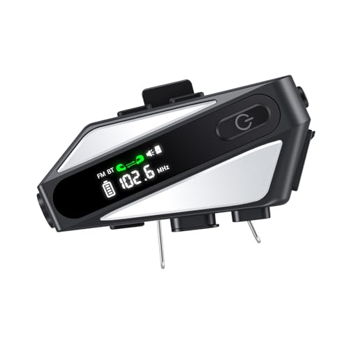 Motorcycle Helmet Bluetooth Headset (White)