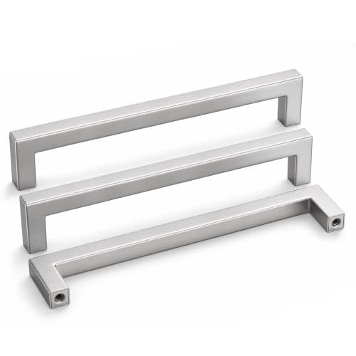 10 Pack 7-1/2 Inch Brushed Nickel Cabinet Pulls Drawer Handles (Brushed Nickel / 7-1/2 inch Hole Centers)