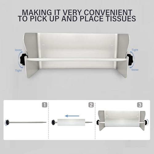 Garage Paper Towel Holder (Silver)