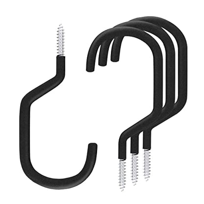 Extra Large Bike Hook (Extra Large 4 Pack Black)