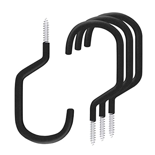 Extra Large Bike Hook (Extra Large 4 Pack Black)