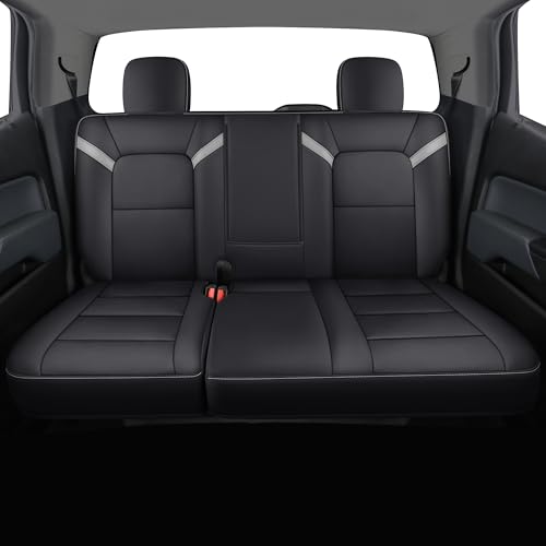 Chevy Colorado Seat Covers ((2023-2025) Full Set / Black&Gray)