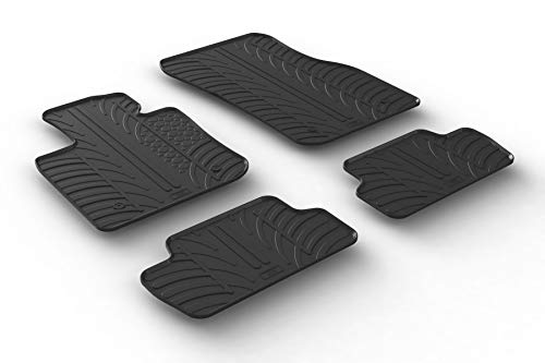 Rubber Floor Mats for Mini Cooper Hatch F56 2015 (Floor Mat / Mini Cooper (F56) 3-door 2015-2022)