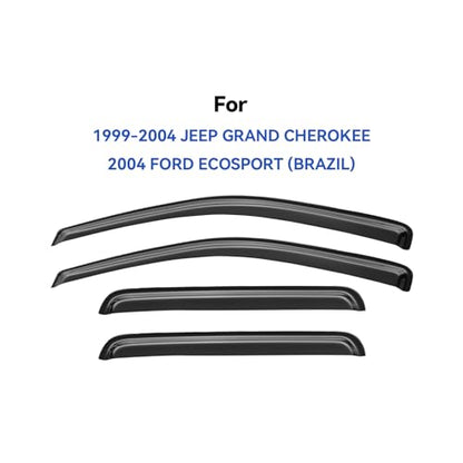 Window Visors Rain Guards for 1999 (1999-2004 Jeep Grand Cherokee)