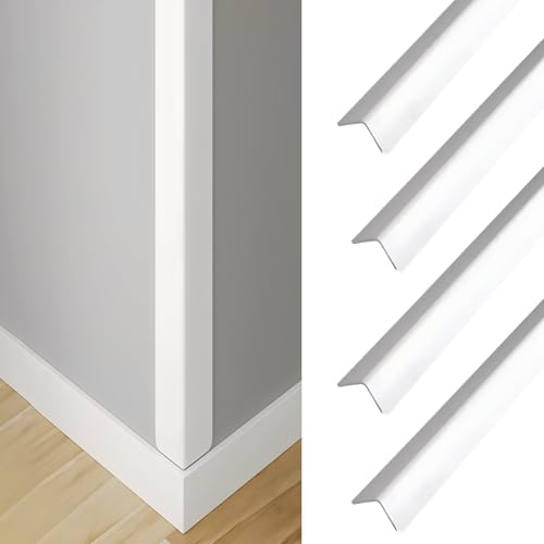 Wall Corner Protector White (White / 35 7/16" X 1")