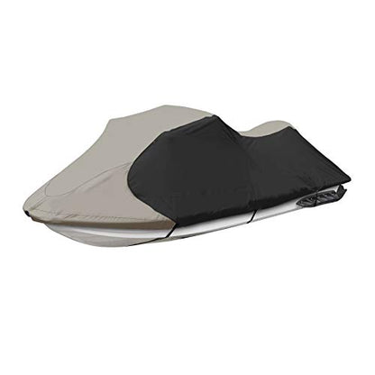 Trailerable Jet Ski Cover (Gray/Black / Fits from 96"-102"(1 seater))