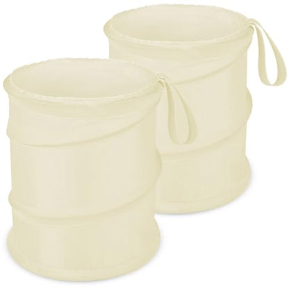 Car Trash Can (Beige / 1 Gallons-2 Packs)