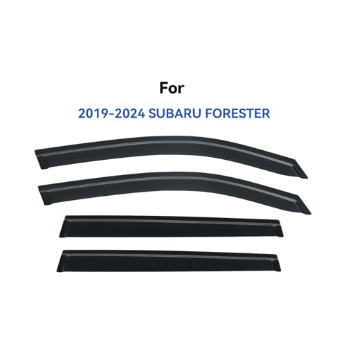 Window Visors Rain Guards for 2019 (2019-2024 Subaru Forester)
