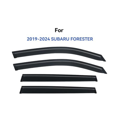 Window Visors Rain Guards for 2019 (2019-2024 Subaru Forester)