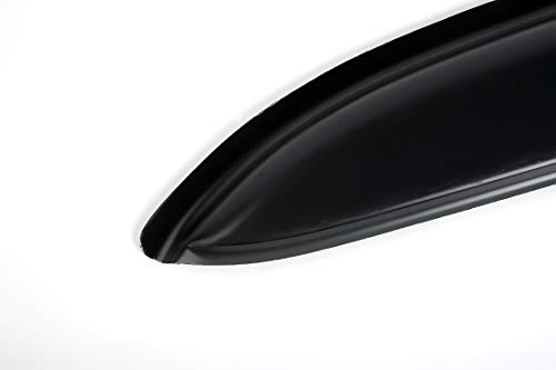 Window Visors Rain Guards for 2004 (04-08 SuperCrew/Crew Cab (Dark Smoke))