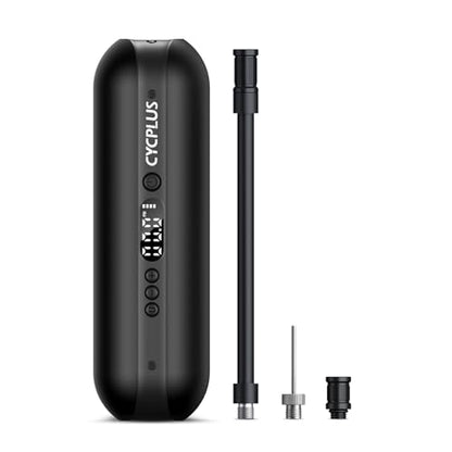 Portable Electric Tire Inflator Bike Pump (Black)