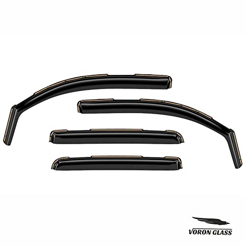 in Channel Extra Durable Rain Guards for GMC Sierra 1500 2014 (For Sierra 14-18 1500/2500/3500)