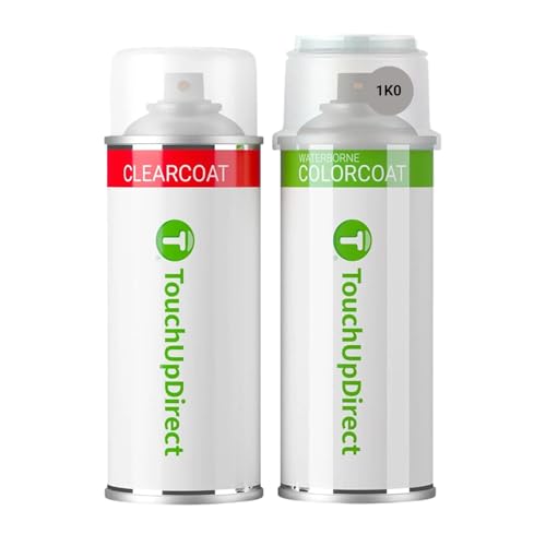 Car Paint Touch Up Spray Kit (Aerosol Spray - Essential Kit / Silver Knockout Metallic)