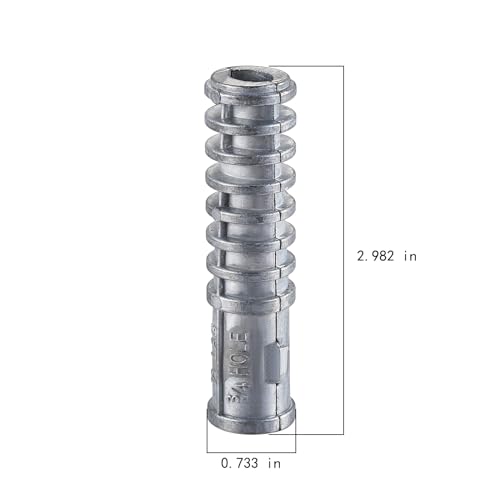 30pcs) 1/2 * 3 Lag Shield Anchor Long Zinc Alloy Bolts Concrete Anchors, Zinc Alloy Masonry Anchors Hole (1/2*3)