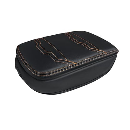 Armrest Cover for Nissan Frontier 2022 (7) 22+ |Frontier| V2 Organge Stich, +Thick)