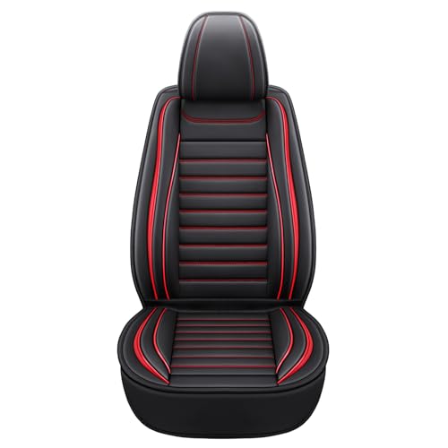 Leather Car Seat Covers Full Set (Red 2/Full Set)