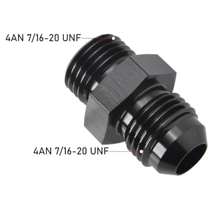 4AN Male Flare to 4AN ORB O (4AN to 4AN ORB / Black - 1PC)