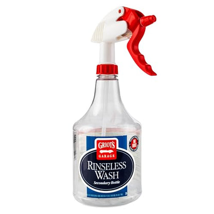 Rinseless Wash Secondary Bottle with Sprayer