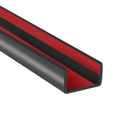 Rubber Edge Trim (Fit 1/2" - L20' / Black)