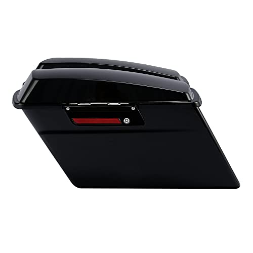 Hard Saddlebags Black Latches Fit for Harley Touring 94 (Vivid Black 2# / For 1994-2013)