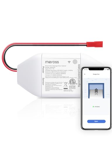 Smart WiFi Garage Door Opener Remote Work with Alexa and Google (MSG100)