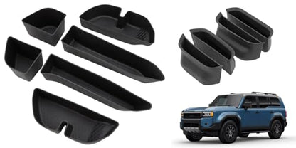 For 2026 2025 2024 Toyota Land Cruiser 1958 LC250 Prado Accessories (Car Door Organizer Storage Box)
