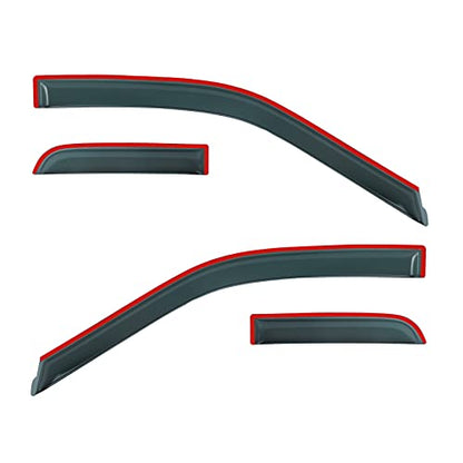 Rain Guards Compatible with Ford F150 F250 Extended Cab 15 (for Ford F150 Super Cab/extended cab 2015-2020)