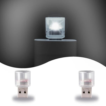 USB LED Car Interior Night Light (White)