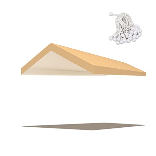 10'x20' Carport Replacement Canopy Cover Beige (10' x 20' / Beige)