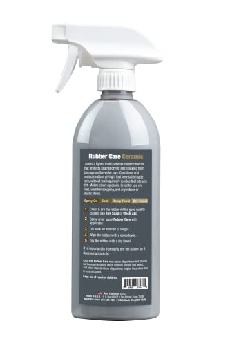 Rubber Care Matte Tire Shine & Ceramic Rubber Conditioner (16 Fl. Oz (2-Pack))
