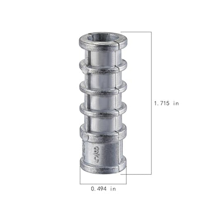 30pcs) 5/16 * 1-3/4 Lag Shield Anchor Long Zinc Alloy Bolts Concrete Anchors, Zinc Alloy Masonry Anchors Hole (5/16*1-3/4)