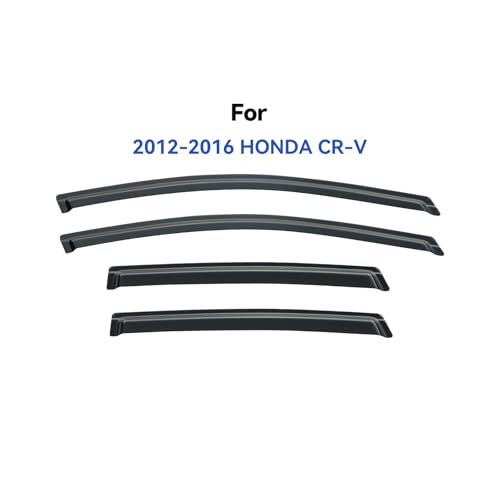 Window Visors Rain Guards for 2012 2013 2014 2015 2016 Honda CRV CR (2012-2016 Honda CRV)