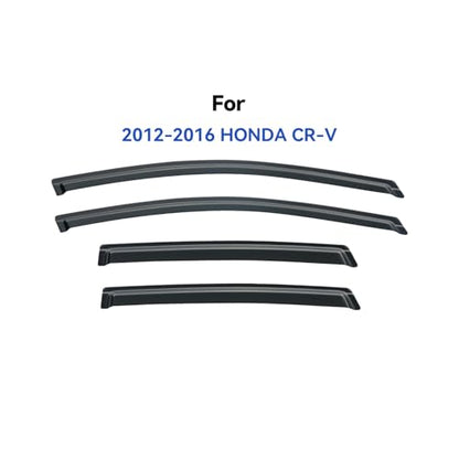 Window Visors Rain Guards for 2012 2013 2014 2015 2016 Honda CRV CR (2012-2016 Honda CRV)