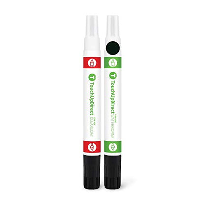 209 Black Sand Pearl Compatible with Toyota Exact Match Touch Up Paint Combo (Combo - Essential Kit / Black Sand Pearl)