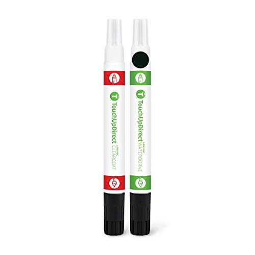 202 Black Compatible with Toyota Exact Match Touch Up Paint Combo (Combo - Essential Kit / Black)