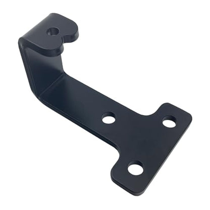 4 PCS black heavy duty metal flat j hooks for hanging 180 lbs (Medium)
