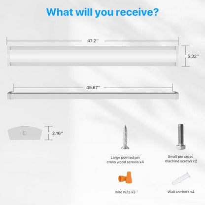 60W LED Wraparound Light 4 feet (6 PACK-4000K)