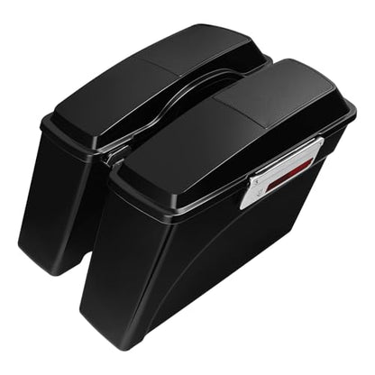 Motorcycle Saddlebags Hard Saddle Bags W (Standard / Standard W/ Chrome Latches)