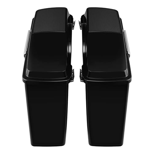 Motorcycle Saddlebags Hard Saddle Bags W (Standard / Standard W/ Chrome Latches)