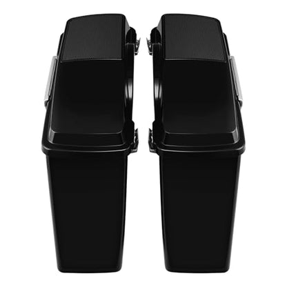 Motorcycle Saddlebags Hard Saddle Bags W (Standard / Standard W/ Chrome Latches)